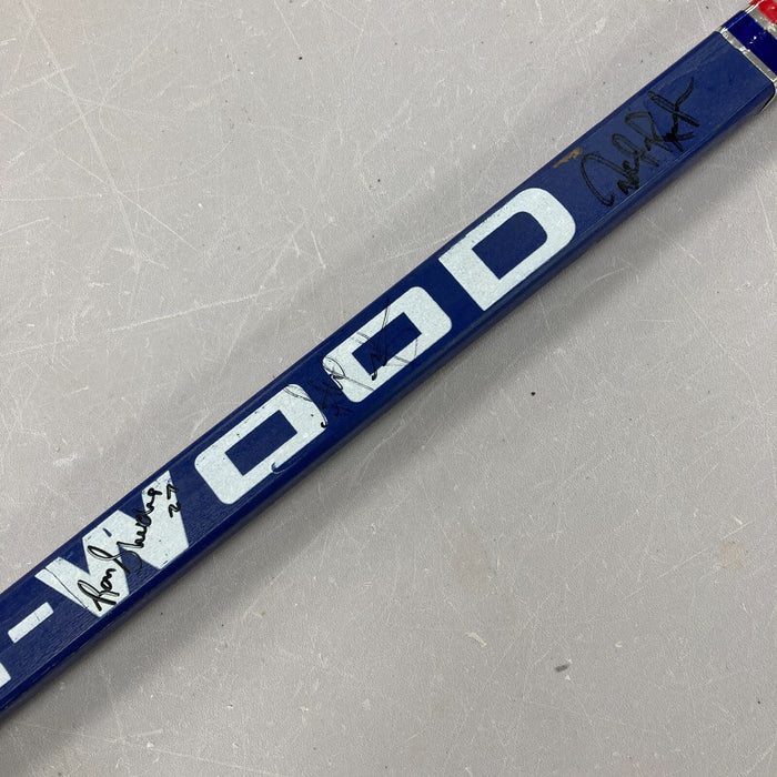 1987-88 Edmonton Oilers  Stanley Cup Champs Team Signed Stick Wayne Gretzky JSA