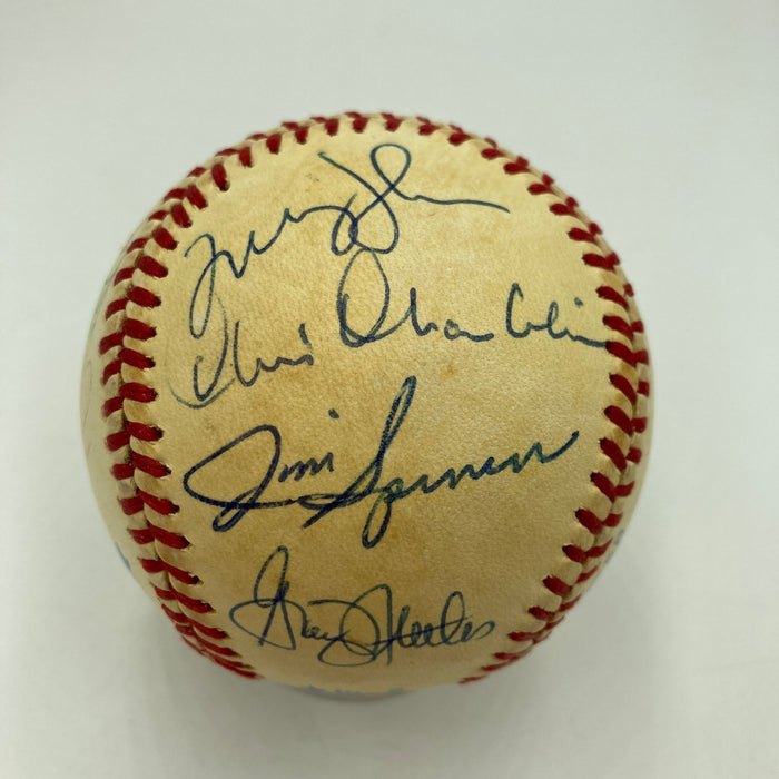1979 New York Yankees Team Signed Official American League Baseball JSA COA