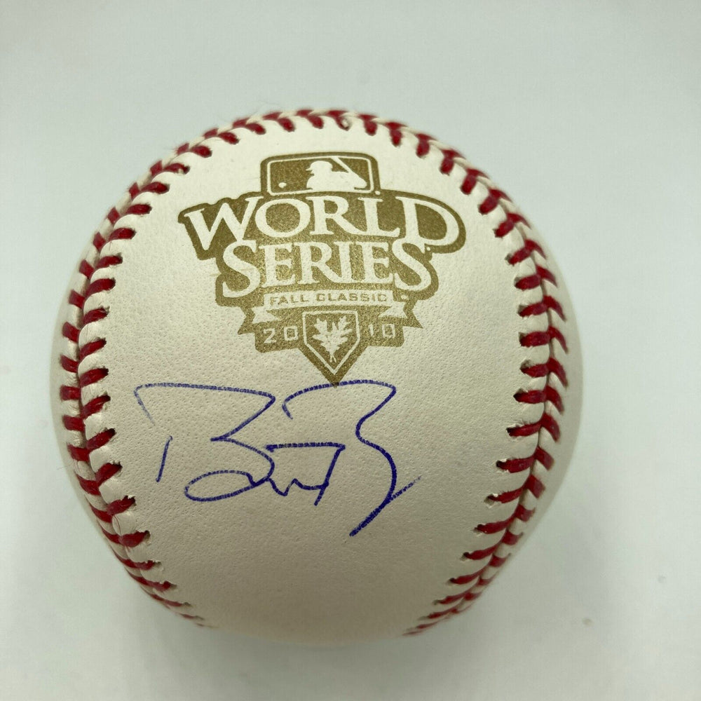 Buster Posey Signed Official 2010 World Series Baseball MLB Authenticated