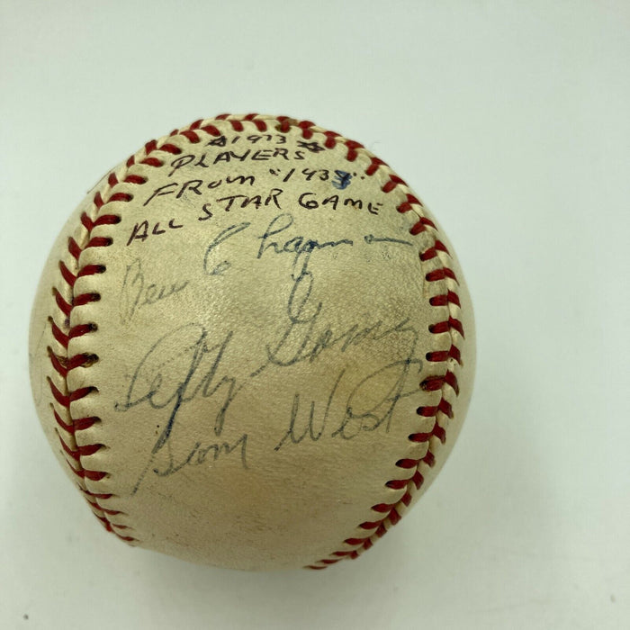 1933 Inaugural First Ever All Star Game Team Signed Baseball With JSA COA