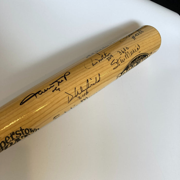 Willie Mays 3,000 Hit Club Multi Signed Baseball Bat Beckett COA