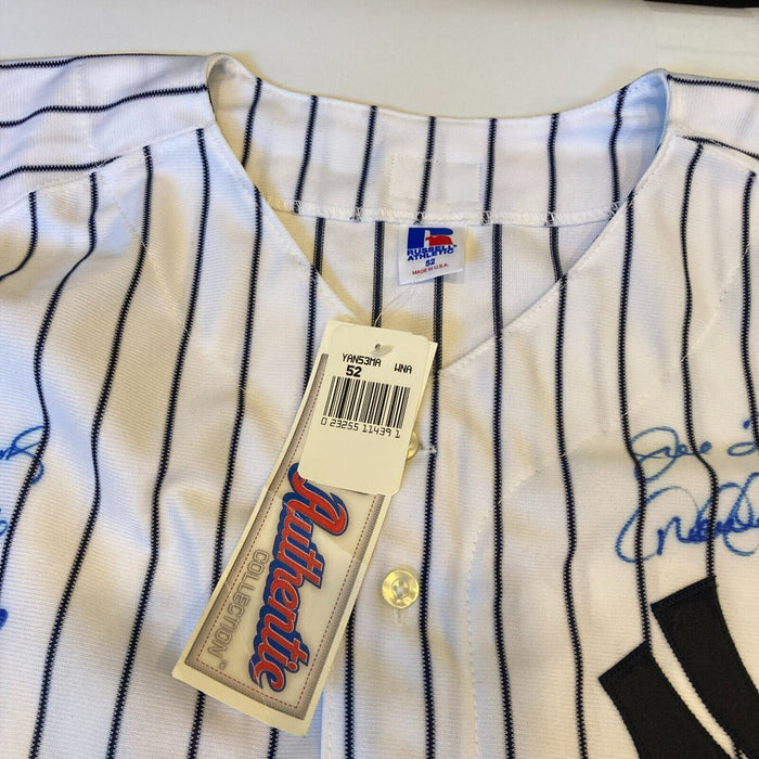 2000 New York Yankees World Series Champs Team Signed Jersey Derek Jeter JSA COA