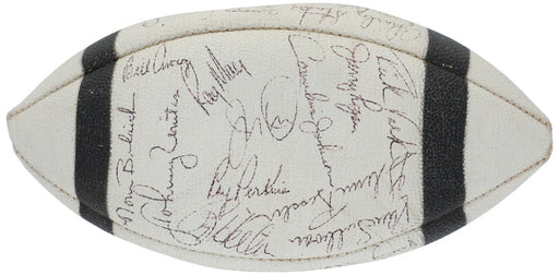 1970 Baltimore Colts Super Bowl V Champs Team Signed Football Johnny Unitas JSA