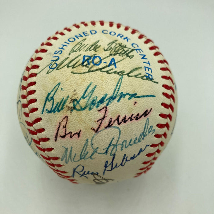 Ted Williams Boston Red Sox Legends Multi Signed Baseball 28 Signatures PSA DNA