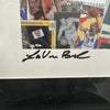 Lebron James Signed 37x32 Card Art Photo Lithograph Upper Deck UDA COA