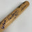 Oakland A's Legends Signed Bat 10 Sigs Rickey Henderson Reggie Jackson BAS