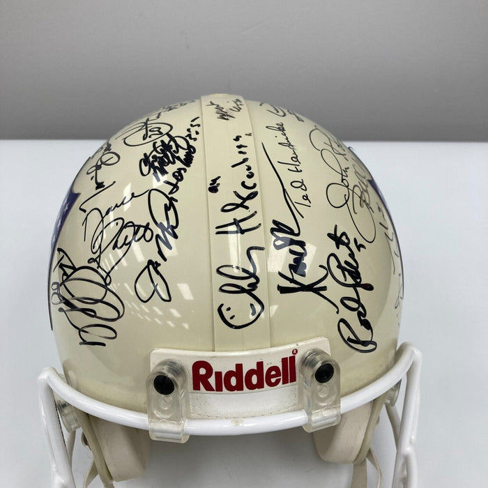 Joe Montana Rod Woodson Hall Of Fame Multi Signed Full Size NFL Helmet