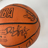 1997-98 Chicago Bulls NBA Champs Team Signed Game Basketball The Last Dance JSA