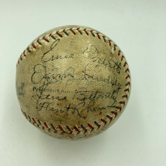 1930 World Series Game Used St. Louis Cardinals Team Signed Baseball PSA DNA COA