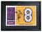 Kobe Bryant Signed Jersey Number #8 Display Upper Deck UDA COA Lakers