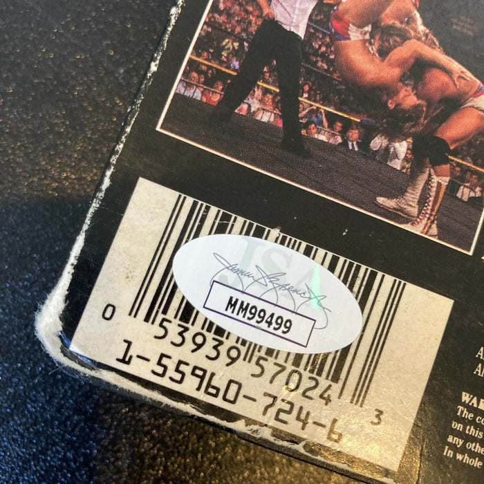 Ric Flair, Sting & Michael Hayes Signed Vintage Wrestling VHS Movie JSA COA