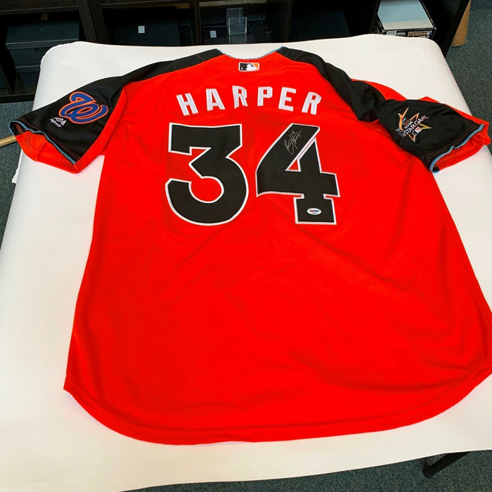 Bryce Harper Signed 2017 All Star Game Washington Nationals Jersey PSA DNA COA