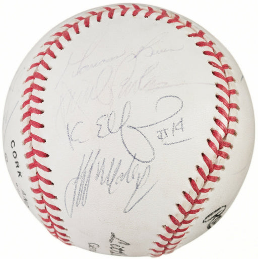 Mariano Rivera Pre Rookie 1995 Columbus Clippers Team Signed Baseball JSA COA