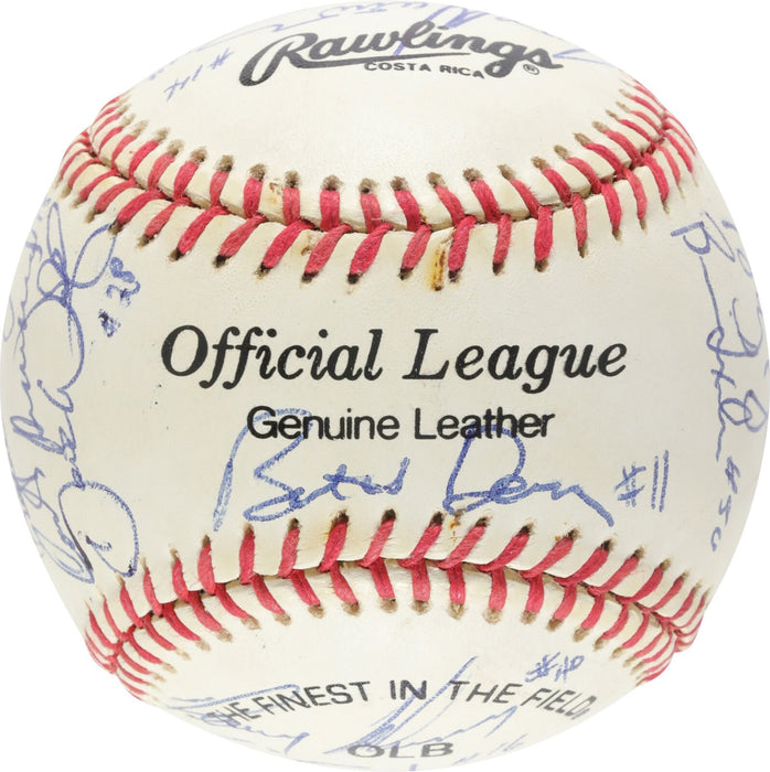 1991 Pedro Martinez Pre Rookie Albuquerque Dukes Team-Signed Baseball PSA