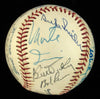 Beautiful Willie Mays 1960's Hall Of Fame Multi Signed Baseball With JSA COA