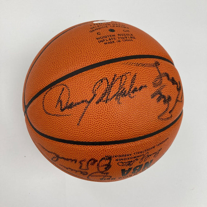 1969 - 1970 New York Knicks NBA Champs Team Signed Basketball JSA