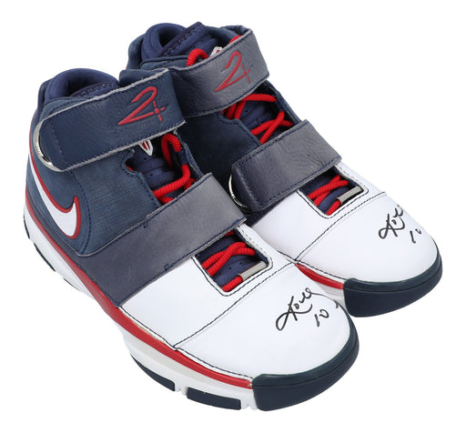 Kobe Bryant Signed 2008 Olympics Team USA Sneakers Shoes Beckett COA