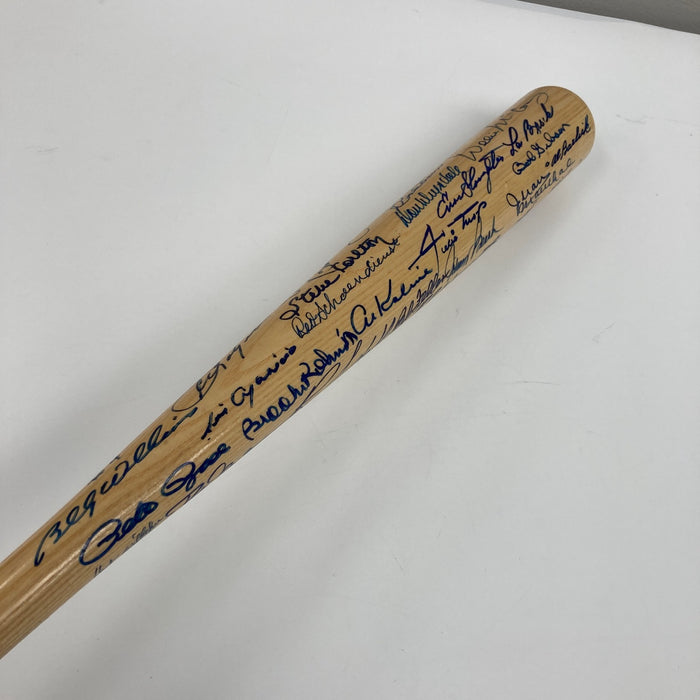 Hall Of Fame Multi Signed Bat Willie Mays Sandy Koufax Roy Campanella (43) PSA