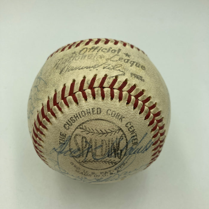 Roberto Clemente 1960 Pittsburgh Pirates W.S. Champs Team Signed Baseball PSA