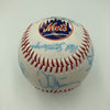 Vintage 1986 New York Mets World Series Champs Team Signed Baseball JSA COA