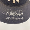 Derek Jeter Signed 2008 Game Used New York Yankees Baseball Hat JSA & Steiner