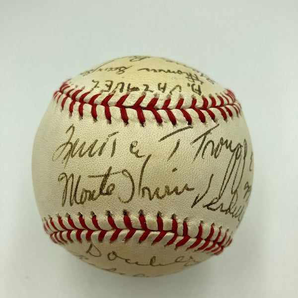 Negro League Legends Multi Signed National League Baseball 21 Sigs JSA COA