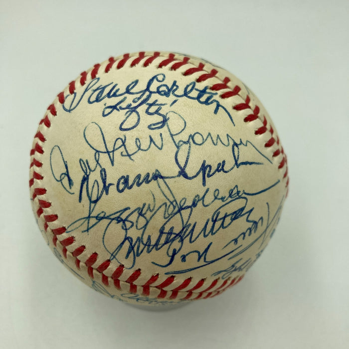 Mickey Mantle Sandy Koufax Willie Mays Hall Of Fame Signed Baseball 30 Sigs JSA