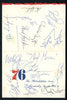 1967-68 Philadelphia 76ers Team Signed Invitation Wilt Chamberlain PSA DNA COA