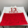 Incredible NBA Hall Of Fame Multi Signed Jersey With 64 Signatures JSA COA