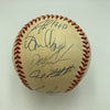 1996 Yankees Team Signed World Series Baseball Derek Jeter Mariano Rivera BAS