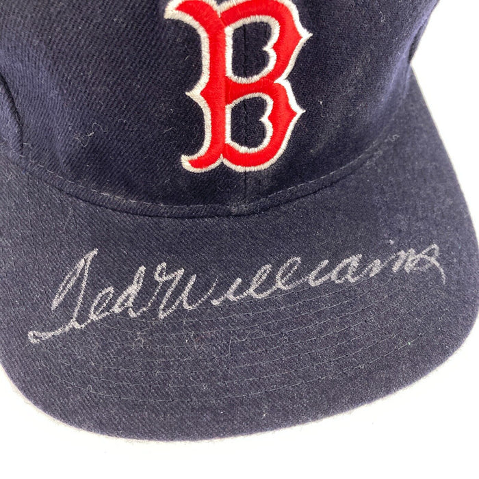 Ted Williams Signed Boston Red Sox Hat PSA DNA Graded 9 MINT