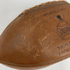 1945 Notre Dame Fighting Irish Team Signed Spalding Paul Brown Football JSA COA