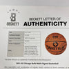 Michael Jordan 1991-92 Chicago Bulls NBA Champs Team Signed Basketball PSA & JSA