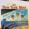 1969 NY Mets World Series Champs Team Signed Yearbook Nolan Ryan Tom Seaver JSA