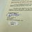 Ted Williams Willie Mays Hank Aaron 500 Home Run Signed Baseball JSA COA