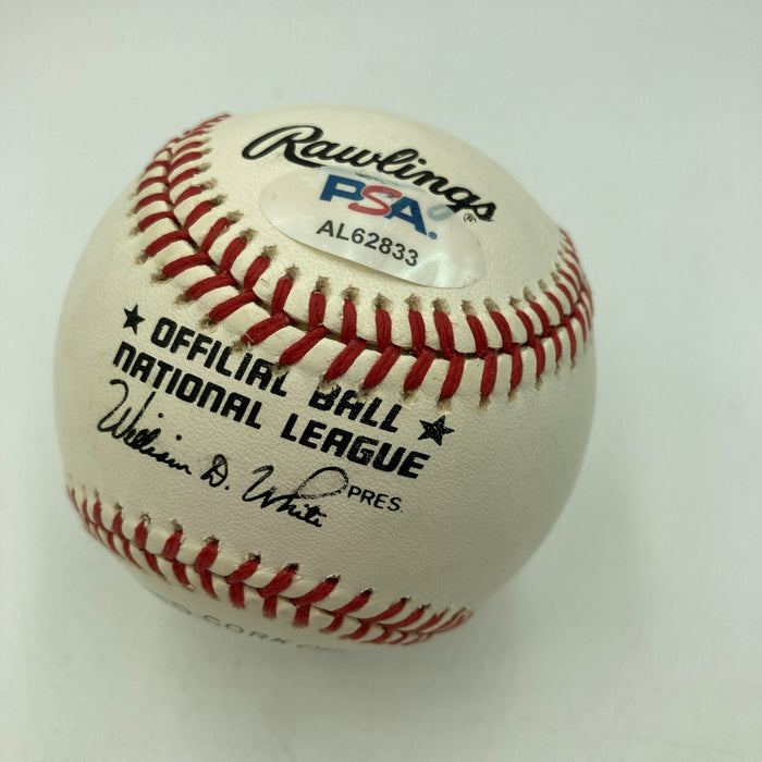Willie Mays Signed Official National League Baseball PSA DNA COA