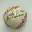 1970's HOF Multi Signed Baseball Freddie Lindstrom Ernie Banks Earl Averill JSA