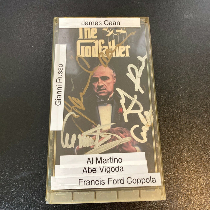 The Godfather Cast Signed Original VHS Movie James Caan Francis Ford Coppola JSA
