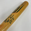 Johnny Mize Monte Irvin & Bobby Thomson Signed Baseball Bat JSA COA