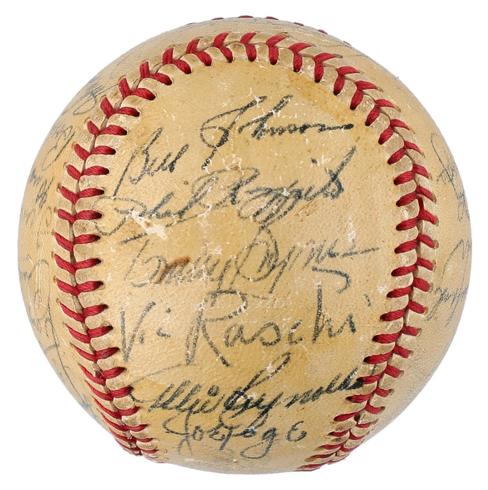 1949 New York Yankees World Series Champs Team Signed Baseball JSA COA