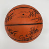 1991-92 LSU Team Signed Final Four Game Used Basketball Shaquille O'Neal JSA
