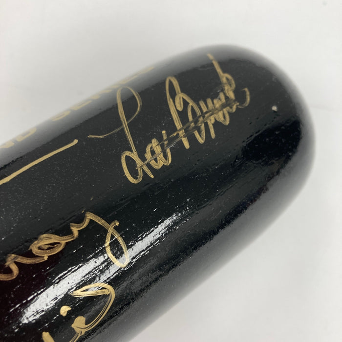 3,000 Hit Club Multi Signed Baseball Bat 11 Signatures Willie Mays JSA COA