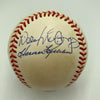 Mickey Mantle Willie Mays 500 Home Run Club Signed Baseball PSA DNA