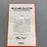 Willie Mays Rookies Of The Year Signed 24x35 Poster Photo JSA COA