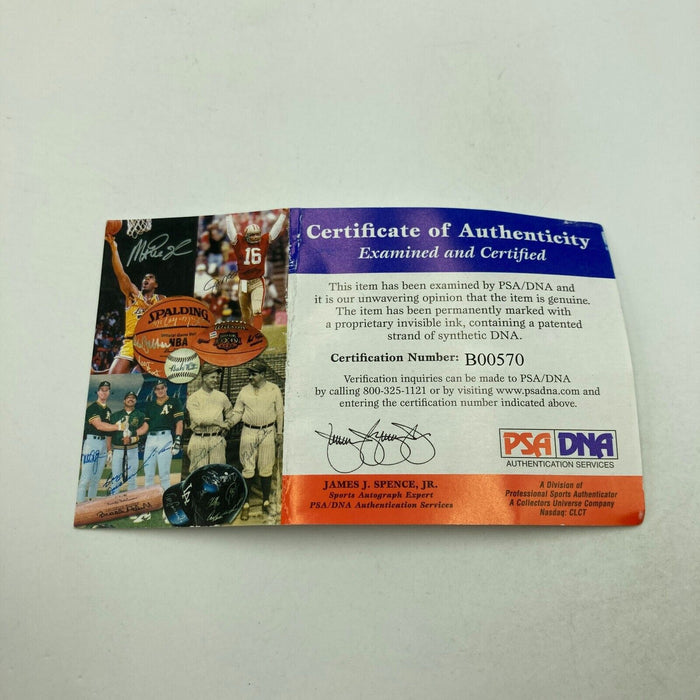 Kobe Bryant Rookie Signed Baseball PSA DNA COA & ESPN Hologram