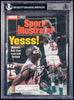 Michael Jordan Signed 1992 NBA Finals Sports Illustrated Beckett Graded 9 MINT