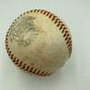 Walt Alston Signed 1960's Game Used Official National League Baseball JSA COA