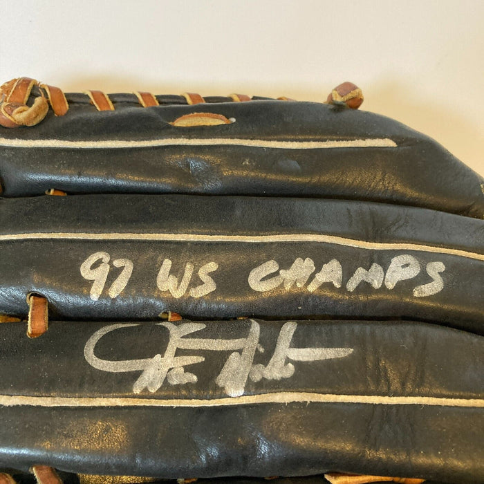 Darren Daulton 1997 W.S. Champs Signed Game Used Baseball Glove MEARS & JSA COA