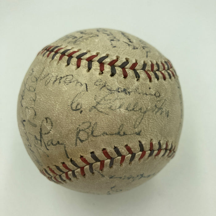 1928 St. Louis Cardinals NL Champs Team Signed Baseball Grover Alexander JSA COA