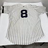 Yogi Berra Signed Game Used New York Yankees Old Timers Day Jersey JSA COA
